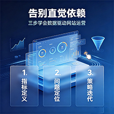 涉县建站-告别直觉依赖：三步学会数据驱动网站运营