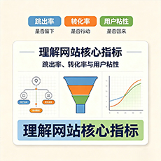 邯郸建站-理解网站核心指标：跳出率、转化率与用户粘性