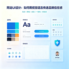 涉县建站-网站UI设计：如何用视觉语言传递品牌信任感
