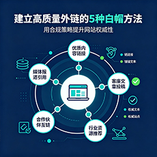 邯郸建站-建立高质量外链的5种白帽方法